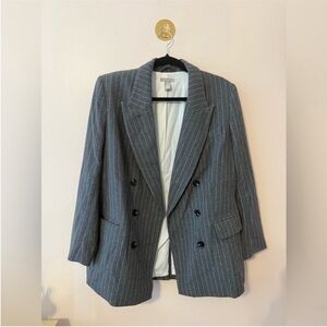 H&M Grey Pin Striped Blazer size Small